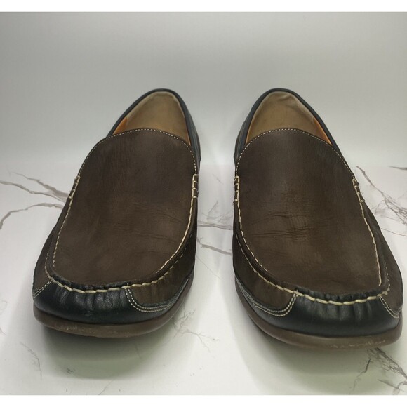 Mephisto Baduard Men’s Loafer Cool-Air Brown Nubuck/ Black Leather Sz 11 EUC main image 5